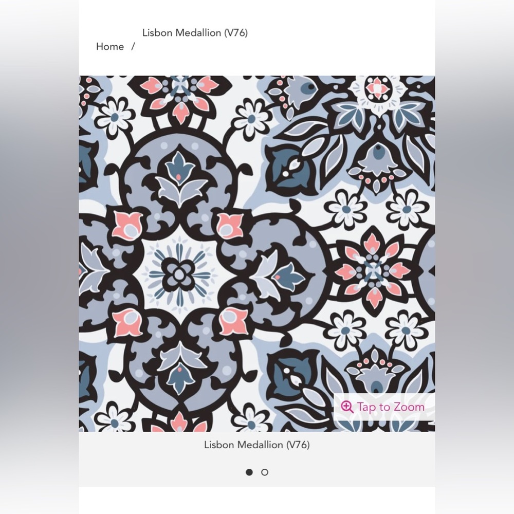 Vera Bradley Deluxe Travel Tote Bag ✨ Lisbon Medallion - Picture 8 of 16